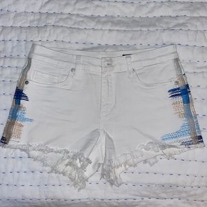 Blank NYC white jean shorts